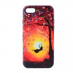 Wholesale iPhone 7 Design Hybrid Case (Sunset)